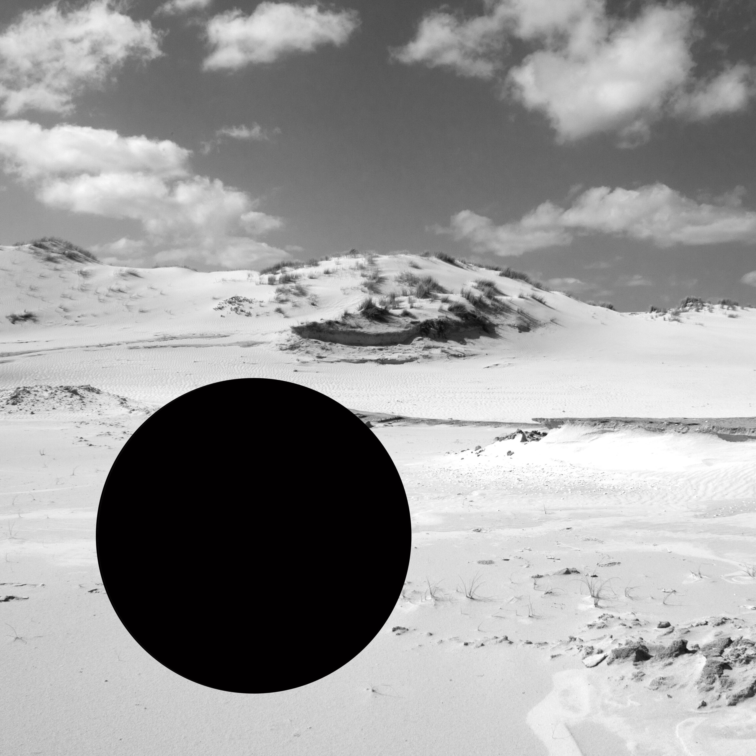 Removed Scenes From an Untouched Landscape 8, Inkjet print on hahnemuhle paper with hole removed to a black velvet void , 50x50cm